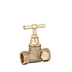 Brass stop valve